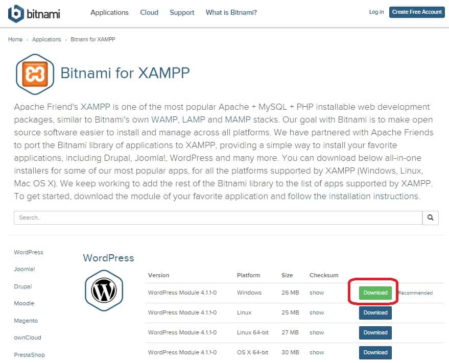 bitnami wordpress download for mac